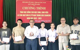 Quảng Nam: Trao 31 suất học bổng cho con em ngư dân