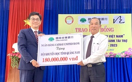 Quảng Nam: Trao 180 triệu đồng học bổng “Kế hoạch ươm mầm đại thụ Việt Nam”