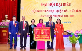 Chủ tịch Hội Khuyến học Việt Nam Nguyễn Thị Doan dự Đại hội Hội Khuyến học quận Bắc Từ Liêm