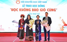 Hội Khuyến học Việt Nam trao học bổng, vinh danh 463 người “Học không bao giờ cùng”