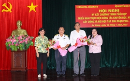 Hội Khuyến học tỉnh An Giang, Lữ đoàn 962 phối hợp triển khai công tác khuyến học, khuyến tài