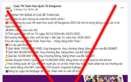 Nhiều trang Facebook mạo danh Bộ Giáo dục và Đào tạo