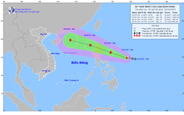 Tin áp thấp nhiệt đới mạnh lên, khả năng thành bão