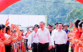 Tổng Bí thư Tô Lâm dự lễ khởi công trường phổ thông nội trú liên cấp ở Nghệ An