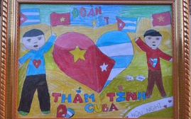 Cảm động lá thư và tranh vẽ của học sinh Hà Tĩnh gửi nhân dân và thiếu nhi Cuba