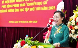 GS.TS Nguyễn Thị Doan: Phong trào "Khuyến học số" khơi dậy ý chí "Diệt giặc dốt, xóa mù công nghệ"