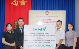 Herbalife Việt Nam đóng góp hơn 3,2 tỷ đồng chung tay hỗ trợ đồng bào vùng bão lũ