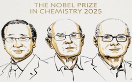 Giải Nobel Hóa học 2025 đã "có chủ"