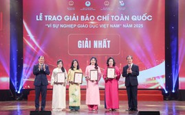 Trao Giải Báo chí toàn quốc "Vì sự nghiệp giáo dục Việt Nam" lần thứ 8 năm 2025