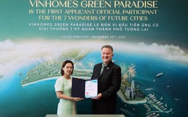 Vinhomes Green Paradise được công nhận là ứng viên đầu tiên của "7 Kỳ quan Đô thị Tương lai" thế giới