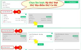 Thi đánh giá năng lực HSA 2026, thí sinh cần lưu ý gì khi đăng ký ca thi?