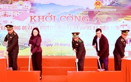 Khởi công xây dựng 6 trường học "bán trú dân nuôi” ở vùng biên giới Lào Cai