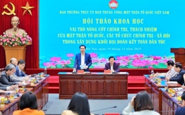 Vai trò chính trị của Mặt trận Tổ quốc, tổ chức chính trị xã hội trong xây dựng khối đại đoàn kết