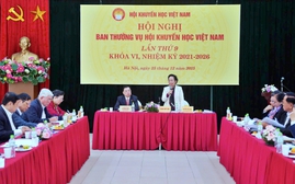 Hội nghị Ban Thường vụ Hội Khuyến học Việt Nam lần thứ 9 khóa VI, nhiệm kỳ 2021-2026