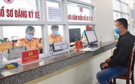 Thông báo về việc chọn thời gian thực hiện dịch vụ công trực tuyến đăng ký xe