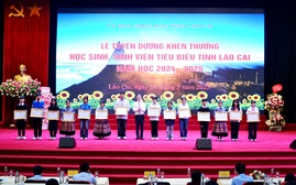 Lào Cai tuyên dương, khen thưởng 500 học sinh, sinh viên tiêu biểu xuất sắc năm học 2024 - 2025