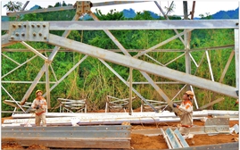 Xuyên lễ thi công đường dây 500kV Lào Cai - Vĩnh Yên đúng tiến độ