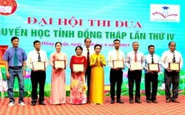 Đại hội thi đua Hội Khuyến học tỉnh Đồng Tháp tri ân 25 năm phong trào khuyến học khuyến tài sôi nổi