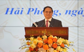 Thủ tướng tặng Hải Phòng 12 chữ "Đoàn kết – Giàu mạnh – Hiện đại – Phồn vinh – Văn minh – Hạnh phúc"