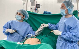 Vinmec Cần Thơ phẫu thuật nội soi thành công khối u tử cung lớn phức tạp