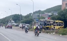 Tai nạn xe khách trên Quốc lộ 1A ở Hà Tĩnh khiến 9 người tử vong