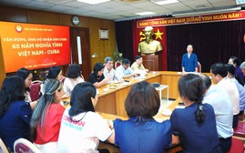 Hội Khuyến học Việt Nam phát động ủng hộ nhân dân Cuba, kỷ niệm 65 năm nghĩa tình Việt Nam - Cuba