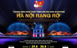 Chiêm ngưỡng trình diễn ánh sáng 3D Mapping trên Hồ Hoàn Kiếm tối 29 và 30/8