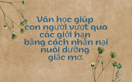 Đề thi học sinh giỏi Ngữ văn: Văn học giúp con người vượt qua các giới hạn 