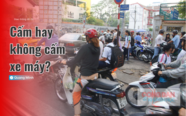 Cấm xe máy ở đô thị lớn: giảm dần hay "ốp" hẳn?