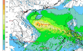 Bão Bualoi (bão số 10) di chuyển nhanh gấp đôi bình thường, 70% vào Bắc Trung Bộ