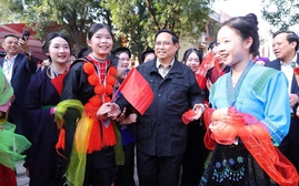 Thủ tướng Chính phủ Phạm Minh Chính dự Lễ Khởi công công trình đầu tư tại Trường Phổ thông vùng cao Việt Bắc