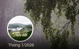 Một số lưu ý về thời tiết, khí hậu tháng 1/2026