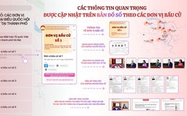 Giới thiệu “Bản đồ số thông tin về bầu cử đại biểu Quốc hội"