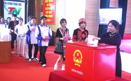 Thái Nguyên: 99,96% cử tri đã tham gia bỏ phiếu bầu cử đại biểu Quốc hội và HĐND các cấp