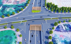 Hà Nội phân luồng giao thông nút giao Cổ Linh - Đàm Quang Trung phục vụ thi công hầm chui Cổ Linh