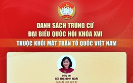 Các đại biểu Quốc hội khóa XVI thuộc khối Mặt trận Tổ quốc Việt Nam