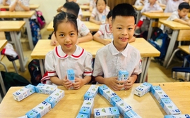 100% cơ sở giáo dục ở Quảng Ninh triển khai chương trình sữa học đường