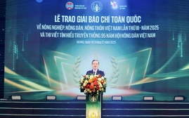 Giải báo chí toàn quốc về nông nghiệp, nông dân, nông thôn Việt Nam 2026: Tôn vinh nông dân thế hệ mới