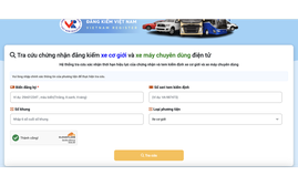 Cục Đăng kiểm hướng dẫn tra cứu giấy chứng nhận kiểm định điện tử