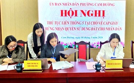 Lào Cai: Người dân nhận“sổ hồng” chỉ sau 1,5 giờ nộp hồ sơ nhờ thực hiện thủ tục liên thông “5 tại chỗ”