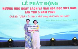 Hội Khuyến học Đồng Tháp đồng hành, phát triển hệ thống tủ sách khuyến học
