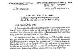 Hội Khuyến học Việt Nam đưa tinh thần Nghị quyết XIV của Đảng vào tâm điểm sự nghiệp học tập toàn dân