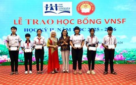 Hội Khuyến học tỉnh Đồng Tháp trao 54 suất học bổng VNSF