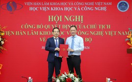 PGS.TS Hoàng Anh Sơn làm Giám đốc Học viện Khoa học và Công nghệ