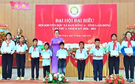 Đại hội đại biểu Hội Khuyến học xã Đam Rông 4 (Lâm Đồng) lần thứ I, nhiệm kỳ 2026-2031