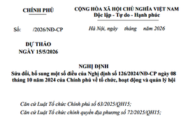 Dự kiến sửa đổi Nghị định của Chính phủ về tổ chức, hoạt động và quản lý Hội