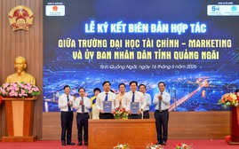 Trường Đại học Tài chính - Marketing đồng hành cùng Quảng Ngãi phát triển nguồn nhân lực và đổi mới sáng tạo