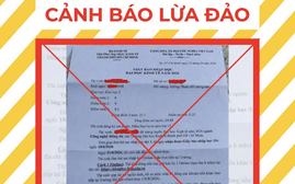 Đại học cảnh báo giấy báo nhập học giả mạo kèm yêu cầu chuyển khoản học phí