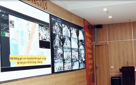 Hà Nội vừa có hệ thống cảnh báo giao thông LED hiện đại