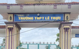 Quảng Trị khởi tố 2 giáo viên vi phạm tại điểm thi Trường Trung học phổ thông Lê Trực